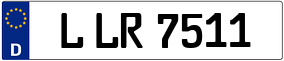 Truck License Plate